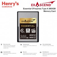 Exascend Essential CF Express Type A 360GB 900MBs/800MBs/700MBs