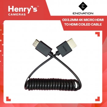 Enovation OD3.2mm 4K Micro HDMI to HDMI Coiled Cable