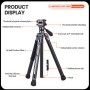 Fotopro X-Aircross 3 Lite Video Tripod (Gray)