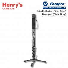 Fotopro X-Airfly Carbon Fiber 3-in-1 Monopod (Slate Grey)