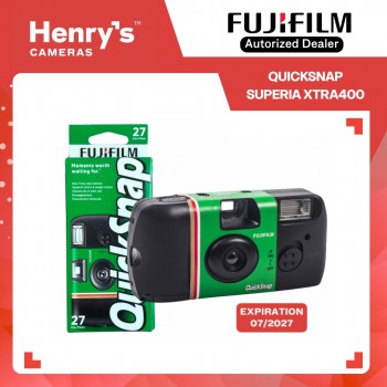 Fujifilm QuickSnap Superia XTRA400 Quick Snap Flash Disposable 35mm Film Camera