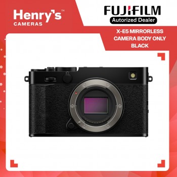 Fujifilm X-E5 Mirrorless Camera Body Only - Black