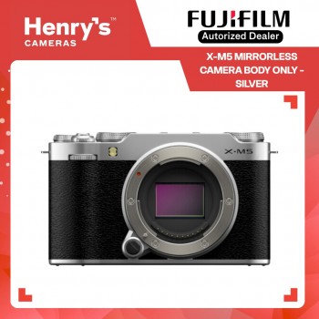 Fujifilm X-M5 Mirrorless Camera Body Only - Silver