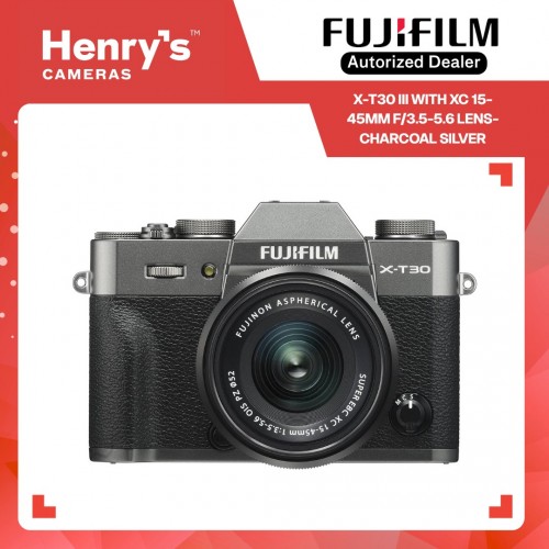 Fujifilm X-T30 III with XC 15-45mm f/3.5-5.6 Lens- Charcoal Silver