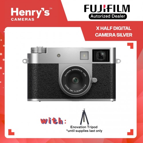 Fujifilm X Half Compact Digital Camera - Silver