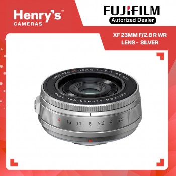 Fujifilm XF 23mm f/2.8 R WR Lens - Silver