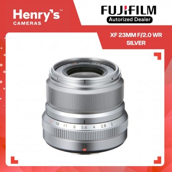 Fujinon XF 23mm F/2.0 WR Silver