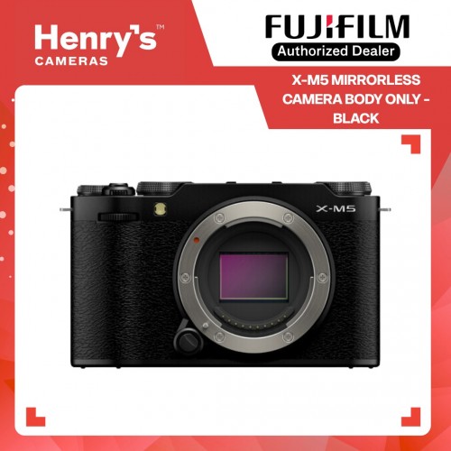 Fujifilm X-M5 Mirrorless Camera Body Only - Black
