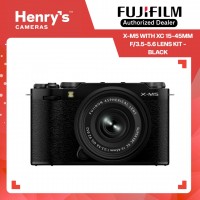 Fujifilm X-M5 with XC 15-45mm f/3.5-5.6 Lens Kit - Black