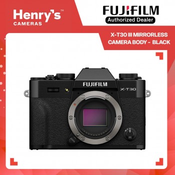 Fujifilm X-T30 III Mirrorless Camera Body - Black