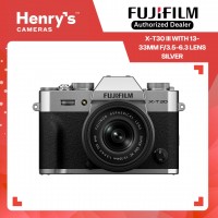 Fujifilm X-T30 III Mirrorless Camera with 13-33mm f/3.5-6.3 Lens - Silver