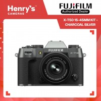 Fujifilm X-T50 15-45mm Kit Digital Mirrorless Camera - Charcoal Silver