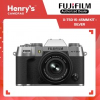 Fujifilm X-T50 15-45mm Kit Digital Mirrorless Camera - Silver