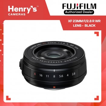 Fujifilm XF 23mm f/2.8 R WR Lens - Black