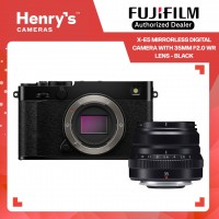 Fujifilm X-E5 Mirrorless Camera with 35mm F2.0 WR Lens - Black
