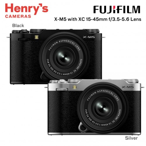 Fujifilm X-M5 with XC 15-45mm f/3.5-5.6 Lens Kit