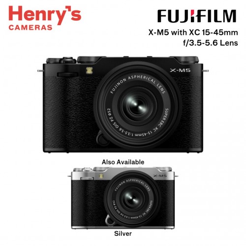 Fujifilm X-M5 with XC 15-45mm f/3.5-5.6 Lens Kit Fujifilm X-M5 with XC 15-45mm f/3.5-5.6 Lens Kit