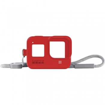 GoPro Sleeve and Lanyard - Firecracker Red for Hero 8 GoPro Sleeve and Lanyard - Firecracker Red for Hero 8
