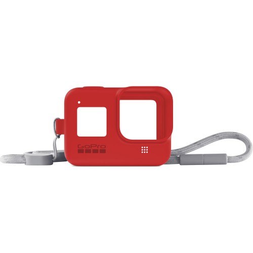 GoPro Sleeve and Lanyard - Firecracker Red for Hero 8