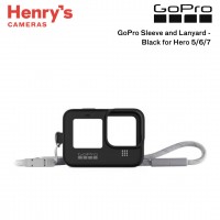 GoPro Sleeve and Lanyard - Black for Hero 5/6/7