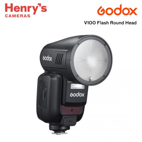 Godox V100 TTL Li-ion Round Head Camera Flash for Canon/Sony