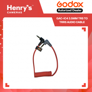 Godox GAC-IC4 3.5mm TRS to TRRS Audio Cable