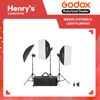 Godox MS300-D Studio 3-Light Flash Kit 