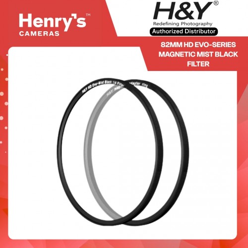 H&Y 82mm HD EVO-Series Magnetic Mist Black 1/4 Filter