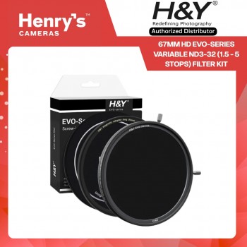 H&Y 67mm HD Evo-series Variable ND3-32 (1.5 - 5 stops) Filter Kit