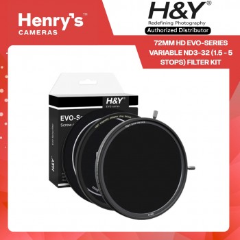 H&Y 72mm HD Evo-series Variable ND3-32 (1.5 - 5 stops) Filter Kit