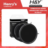 H&Y 67mm HD Evo-Series Magnetic Variable ND3-1000+CPL Filter Kit