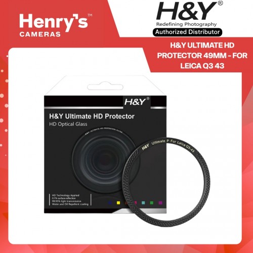 H&Y Ultimate HD Protection Filter 49mm for Leica Q3 43