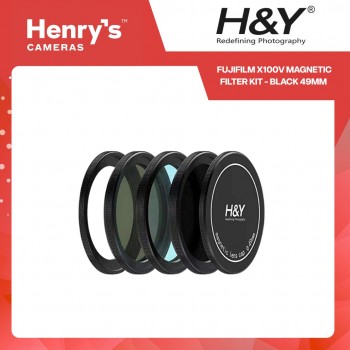 H&Y Fujifilm X100V Magnetic Filter Kit - Black 49mm