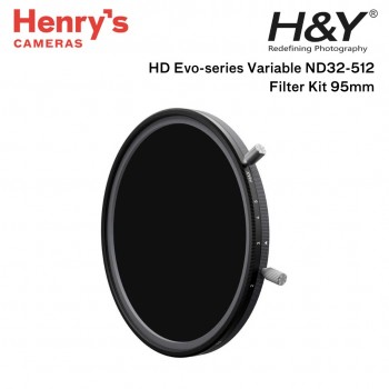 H&Y HD Evo-series Variable ND32-512 Filter Kit 95mm (5-9 stops) H&Y HD Evo-series Variable ND32-512 Filter Kit 95mm (5-9 stops)