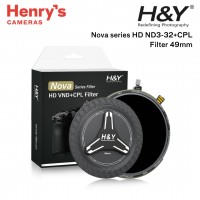 H&Y Nova series HD ND3-32+CPL Filter 49mm (1.5 - 5 stops) H&Y Nova series HD ND3-32+CPL Filter 49mm (1.5 - 5 stops)
