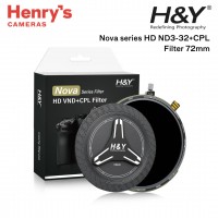 H&Y Nova series HD ND3-32+CPL Filter 72mm (1.5 - 5 stops) H&Y Nova series HD ND3-32+CPL Filter 72mm (1.5 - 5 stops)