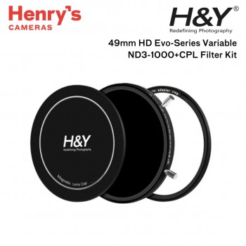 H&Y 49mm HD Evo-Series Magnetic Variable ND3-1000+CPL Filter Kit