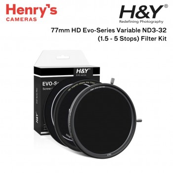 H&Y 77mm HD Evo-series Variable ND3-32 (1.5 - 5 stops) Filter Kit H&Y 77mm HD Evo-series Variable ND3-32 (1.5 - 5 stops) Filter Kit