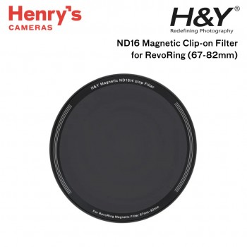 H&Y ND16 Magnetic Clip-on Filter 4-Stop for RevoRing (67-82mm)