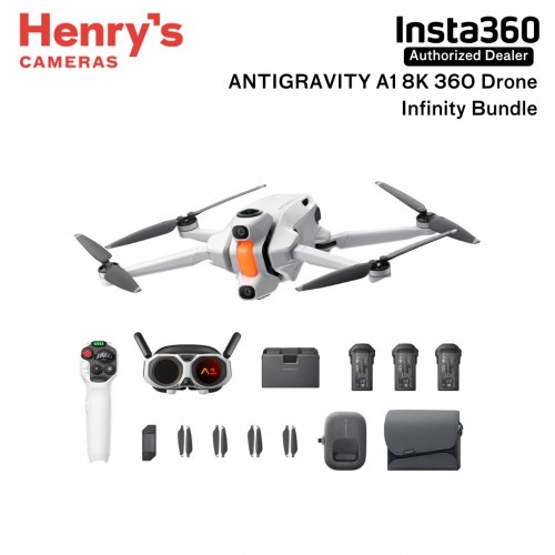 Insta360 ANTIGRAVITY A1 8K 360 Drone Infinity Bundle