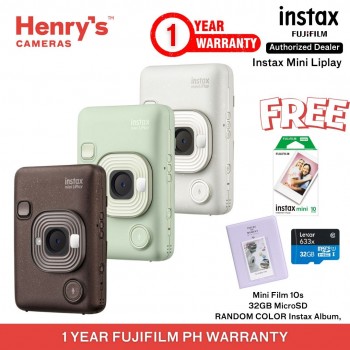 Fujifilm Instax Mini Liplay Hybrid Instant Camera and Printer