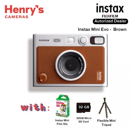 Fujifilm Instax Mini Evo - Brown (Type-C)
