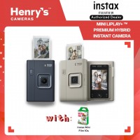 Fujifilm Instax Mini LiPlay+ Premium Hybrid Instant Camera