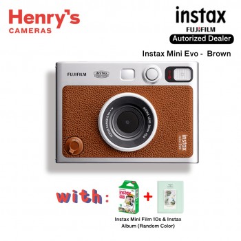 Fujifilm Instax Mini Evo - Brown (Type-C) Fujifilm Instax Mini Evo - Brown (Type-C)
