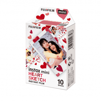 Fujifilm Instax Mini Film Heart Sketch Fujifilm Instax Mini Film Heart Sketch
