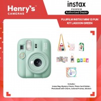 FUJIFILM Instax Mini 13 Fun Kit Lagoon Green