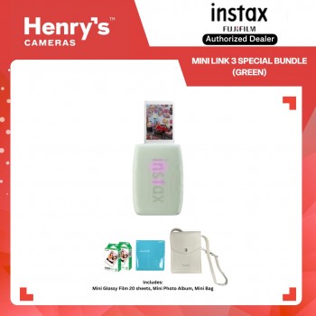 Fujifilm Mini Link 3 Special Bundle (Green) Fujifilm Mini Link 3 Special Bundle (Green)