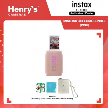 Fujifilm Mini Link 3 Special Bundle (Pink) Fujifilm Mini Link 3 Special Bundle (Pink)