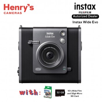 Fujifilm Instax Wide Evo Hybrid Instant Film Camera Fujifilm Instax Wide Evo Hybrid Instant Film Camera