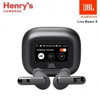 JBL Live Beam 3 True Wireless Noise Cancelling Closed Stick Earbuds (Black) JBL Live Beam 3 True Wireless Noise Cancelling Closed Stick Earbuds (Black)
